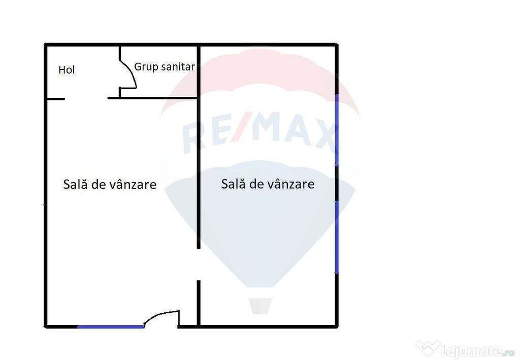 Spațiu comercial 40mp de închiriat în zona UTA