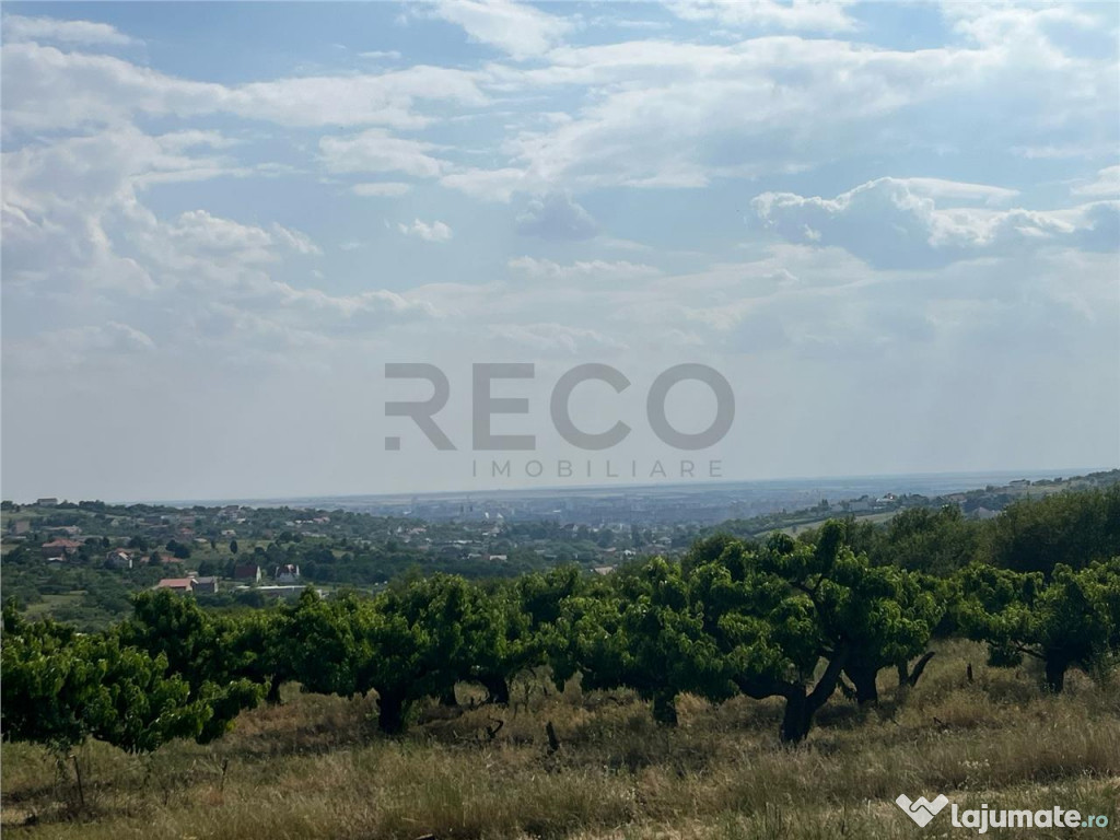RECO Teren intravilan 850 mp -panorama oras- Saldabagiu de M
