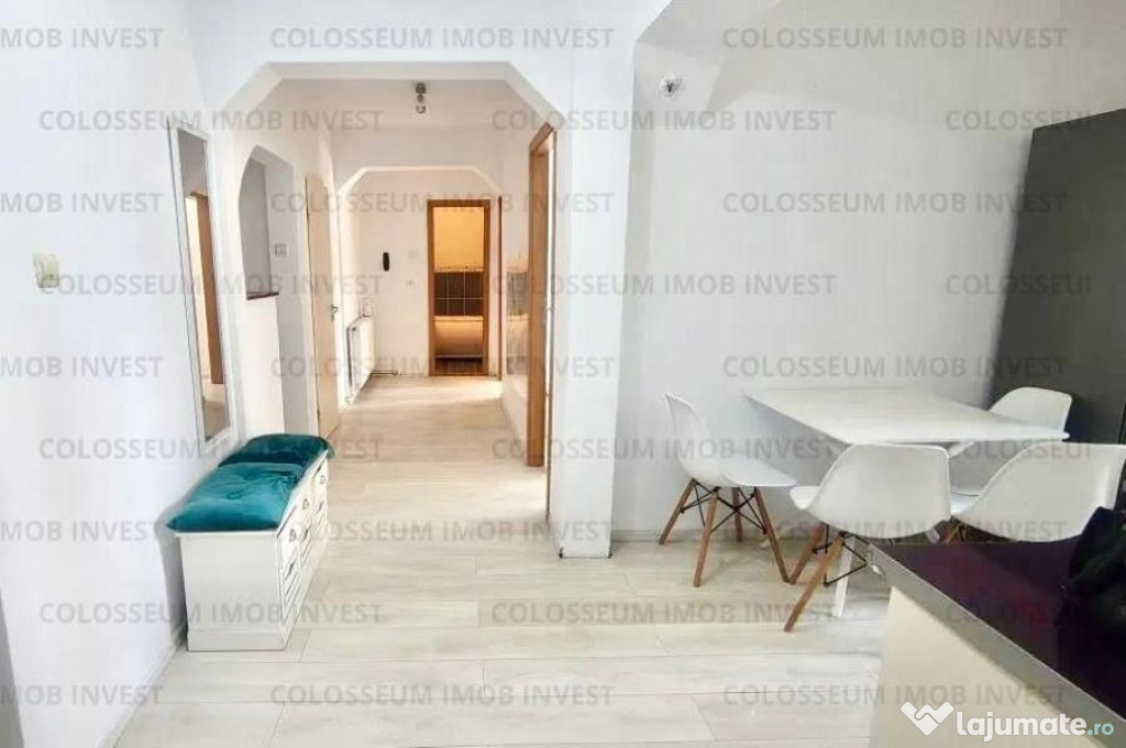 Apartament cu 3 camere, decomandat - zona Racadau