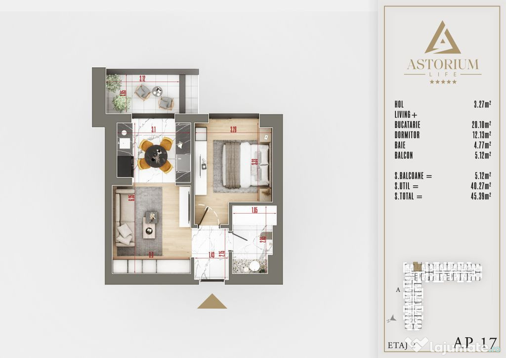 Titan Pallady 2 Camere studio Astorium exclusiv blocul A ...