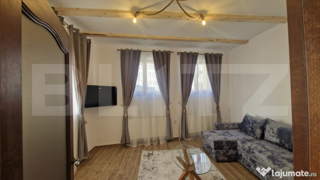 Casa renovata complet Schei, mobilata luminoasa curte indivi