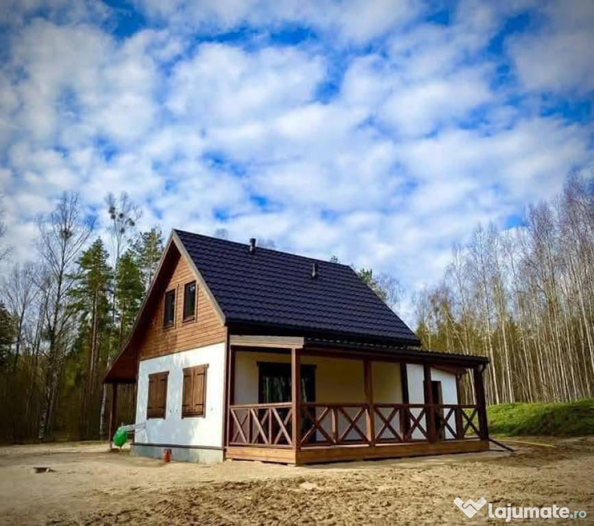 Vând case cabane lemn modulare