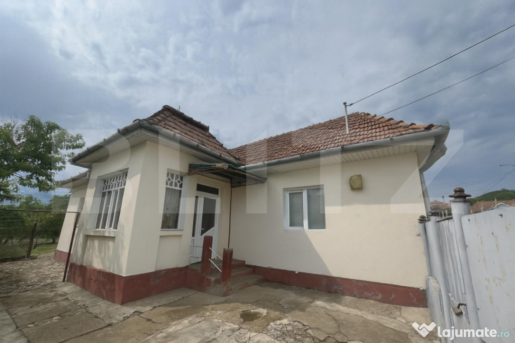 Casă cu 2 camere curte spațioasă și grădină îngrijit?