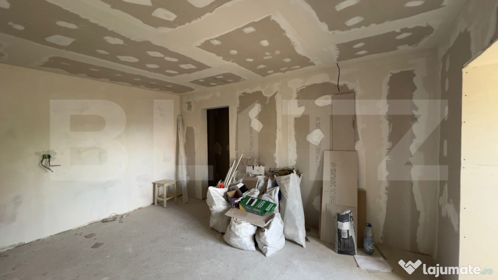 Apartament de 2 camere, parter inalt, cu proiect de desing i