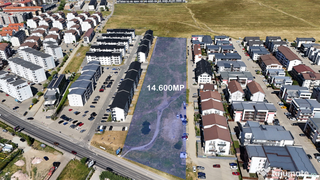 Teren intravilan 14.600mp pentru constructii pe Calea Cisnad