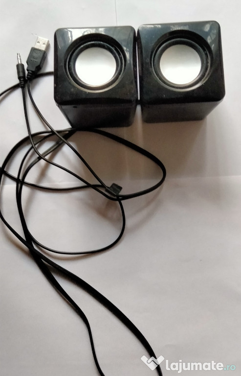 Boxe Trust 2.0, 6W, stereo, USB + jack 3.5mm, compacte