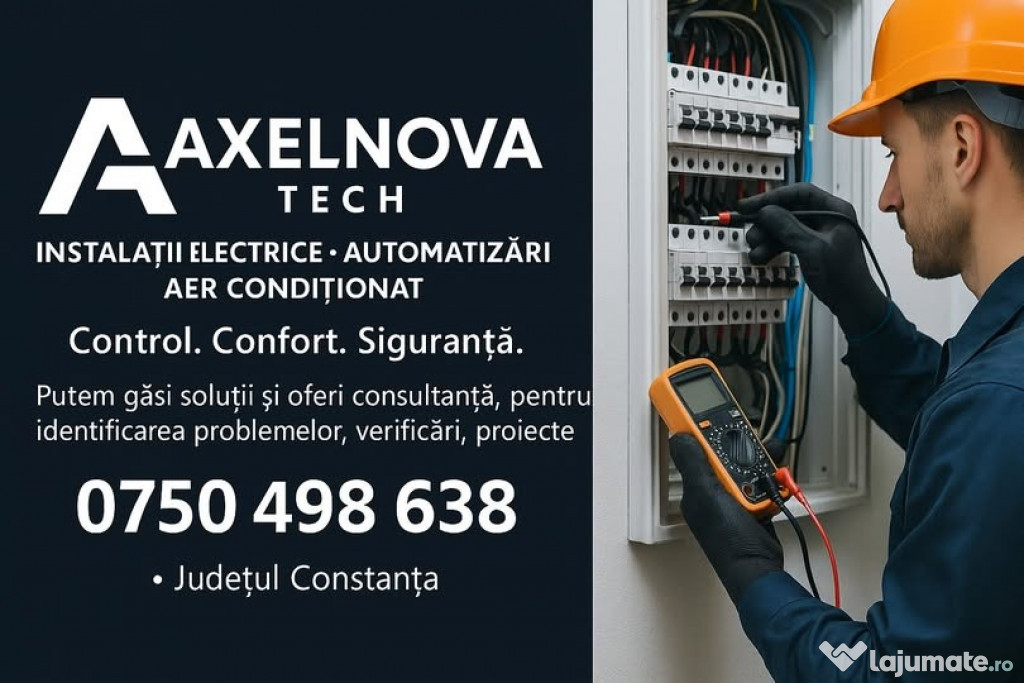 Electrician, instalații electrice, aer conditionat