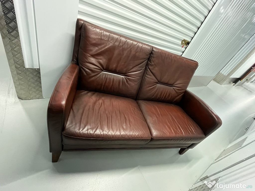 Canapea piele 2 locuri