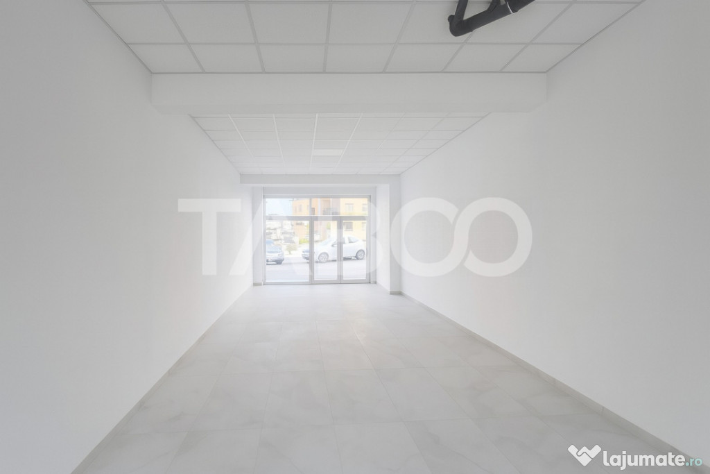 Spatiu comercial de inchiriat 65 mp vad excelent Selimbar Si