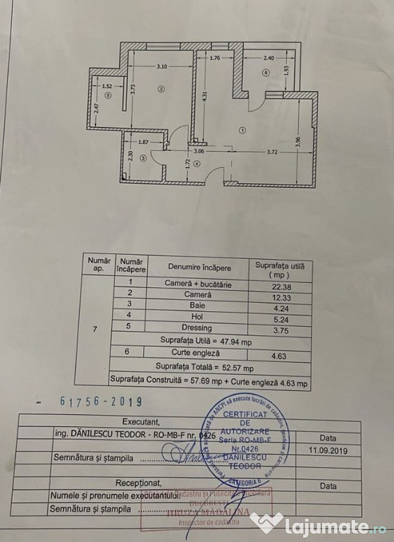 Apt. 2 camere,bloc 2019,Neofort Residence,Sos. Fundeni 250C,sector 2