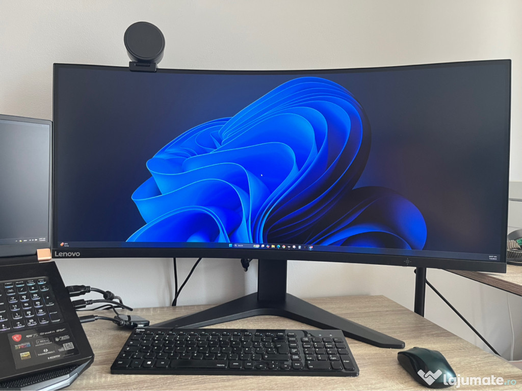 Monitor curbat ultrawide 34 inch LENOVO 4K UHD