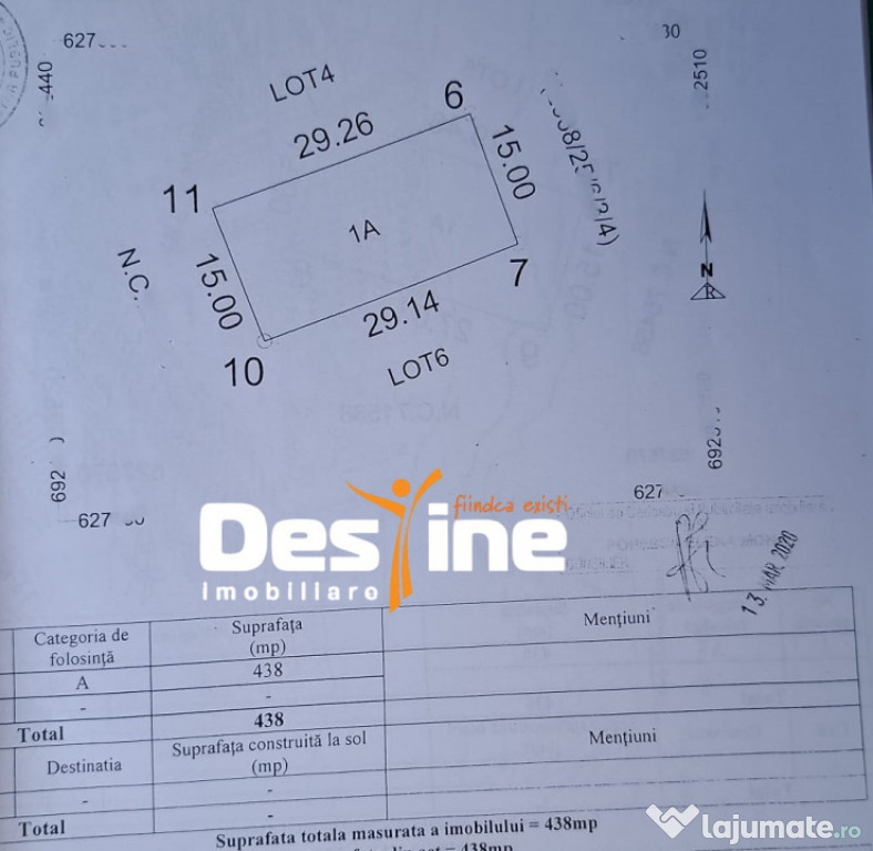 VALEA ADANCA,TEREN , 438 MP, 52.500 EURO