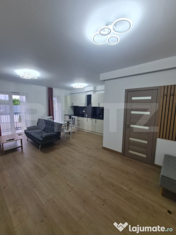 Apartament mobilat si utilat, incalzire in pardoseala, lift,