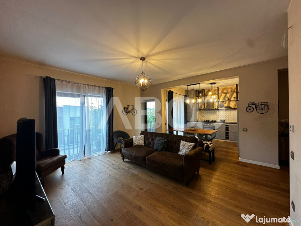 Apartament in vila 3 camere decomandate 2 bai si piscina ext