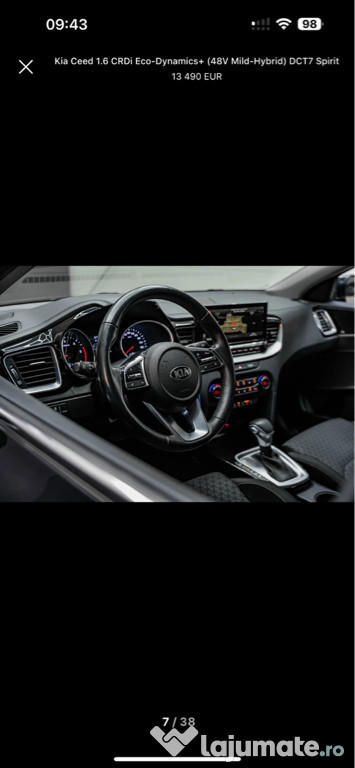 Kia Ceed 1.6 CRDi Eco-Dynamics+ (48V Mild-Hybrid) DCT7 Spirit