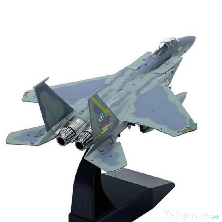 Macheta avion metalica F-15C Super Eagle USA 1:100 19cm