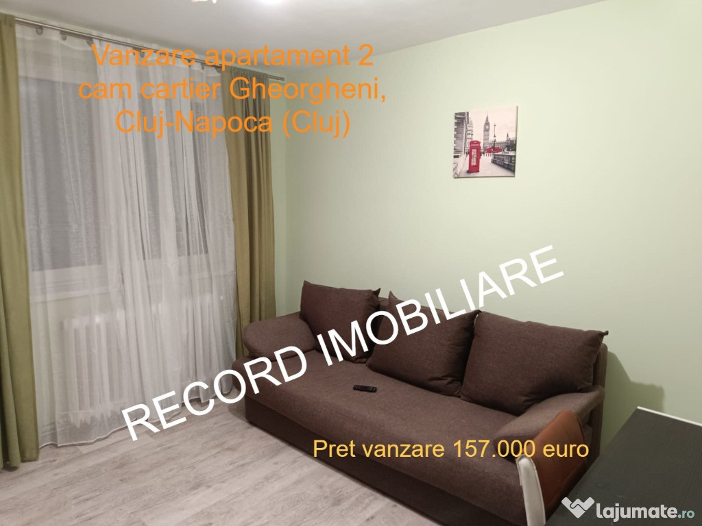 Vanzare apartament 2 camere, etaj intermediar cartier Gheorgheni Cluj