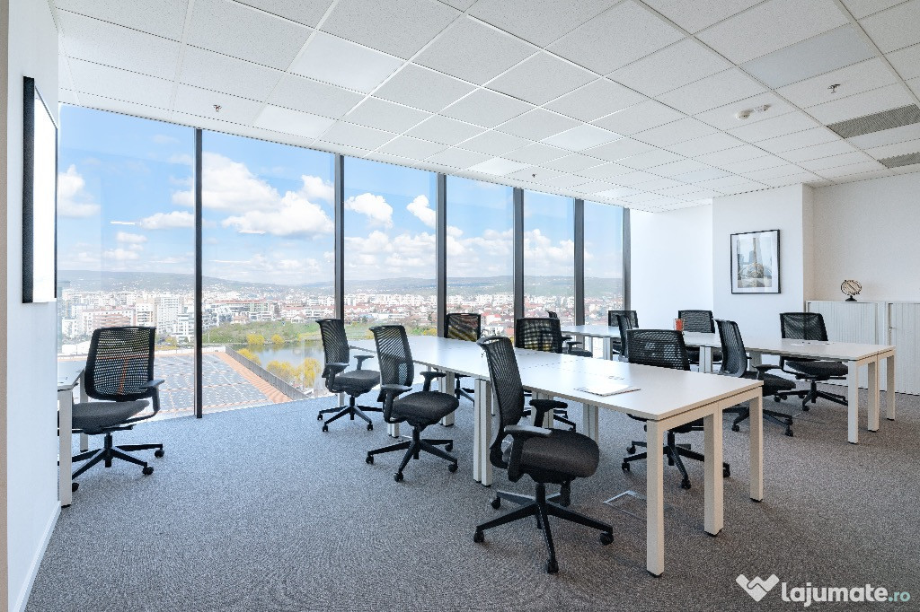 Spațiu de birou tip open-plan pentru 10 persoane în Regus Iulius