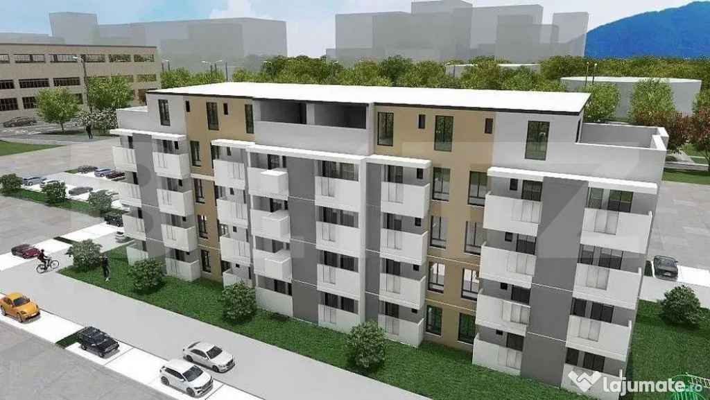 Apartament 2 camere la cheie + balcon – Bloc nou cu lift ?