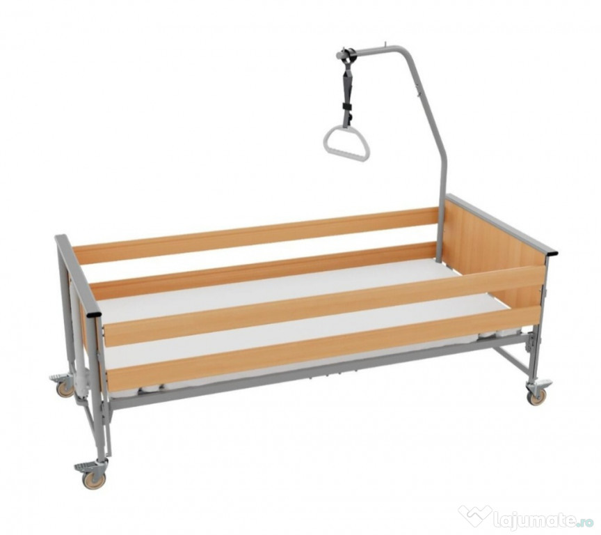 Pat electric spital/bolnavi reglabil pe inaltime si pe sectiuni 4 mot