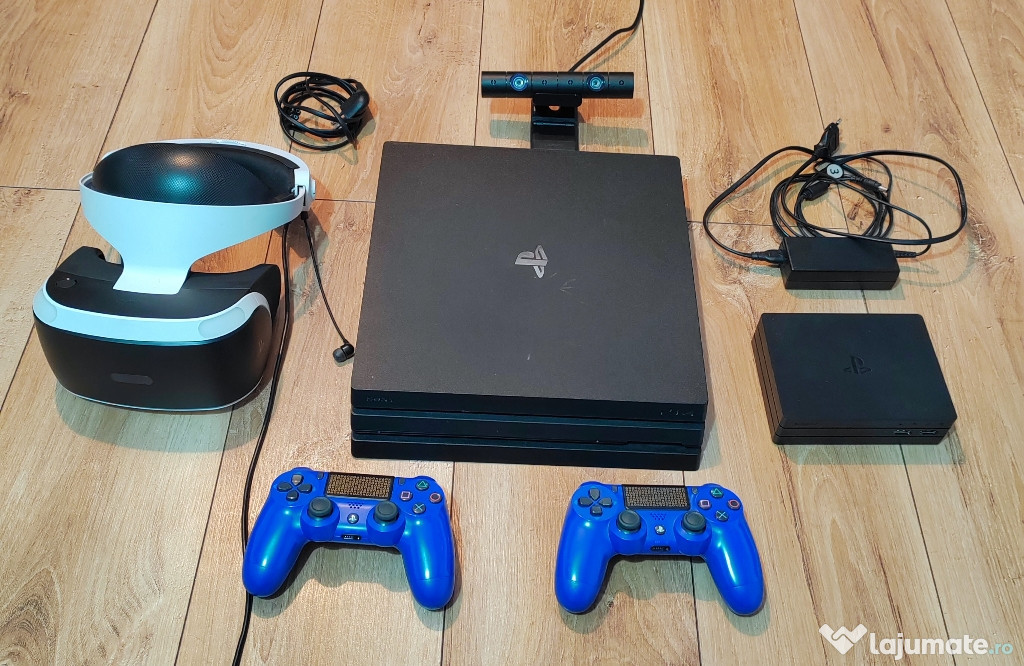 Play Station PS4 Pro + ochelari VR