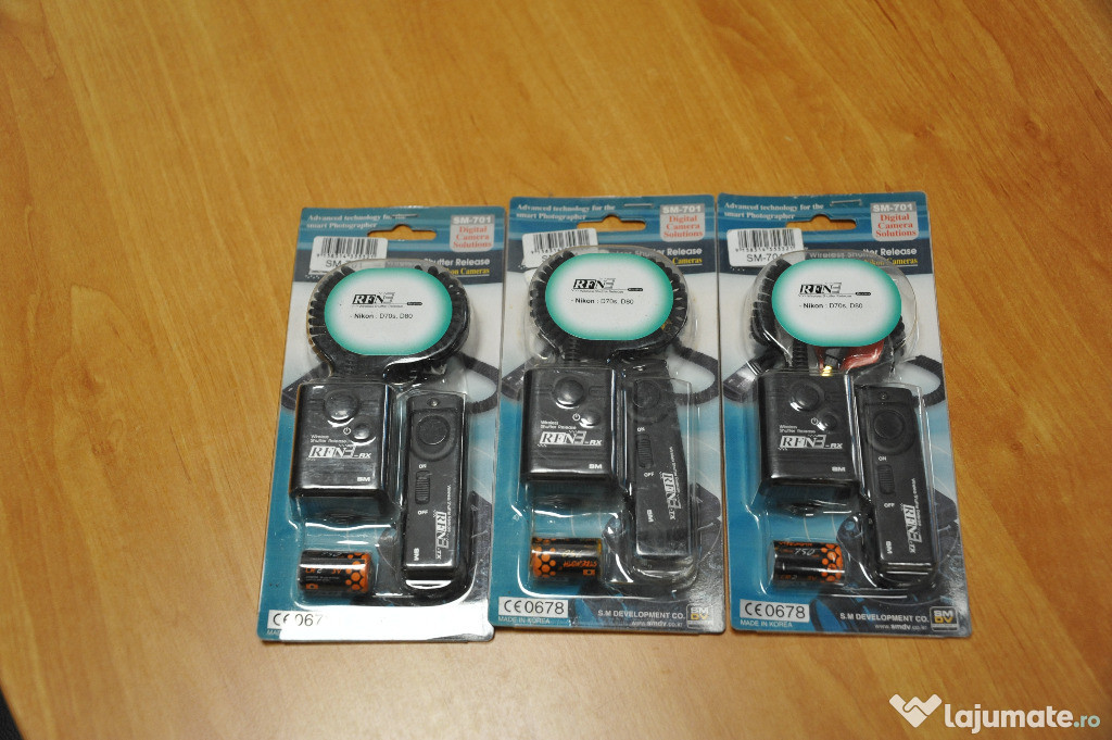 Telecomenzi wireless SM-701 pt NIKON si RF-802 pt OLYMPUS
