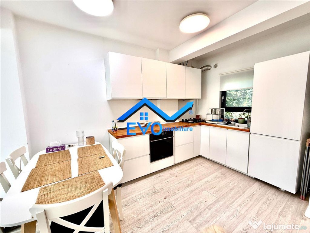Apartament cu 2 camere, mobilat, utilat, gradina, 0 comision