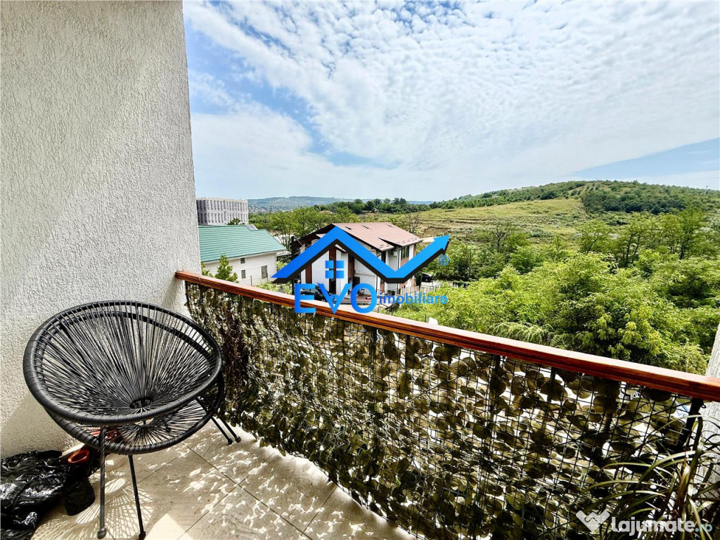 Apartament 2 camere, gradina si terasa panoramica, Bucium Ia