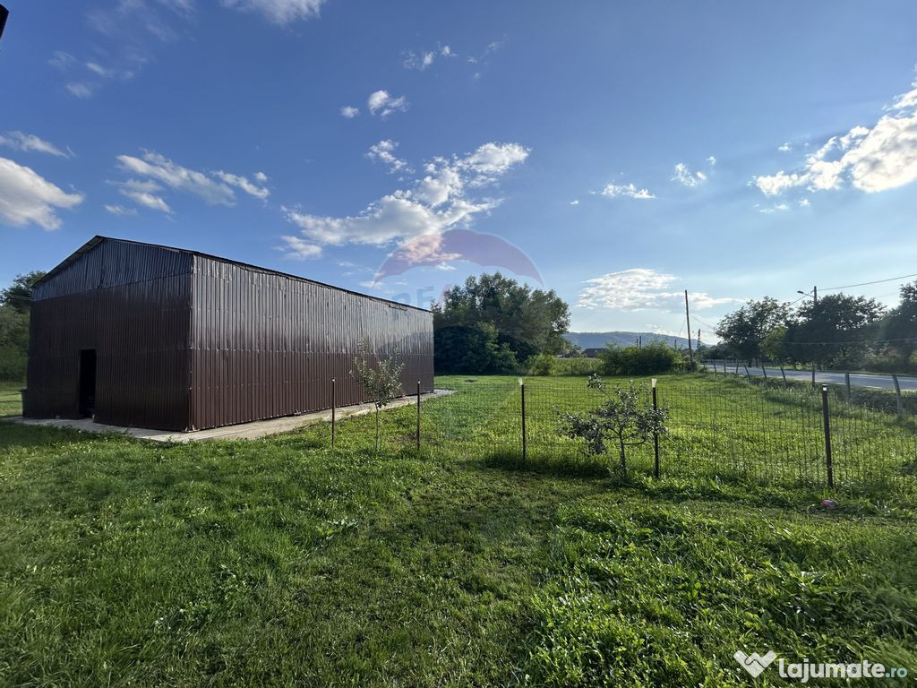 Spațiu industrial 100mp constructie metalica 3000 m2 teren.