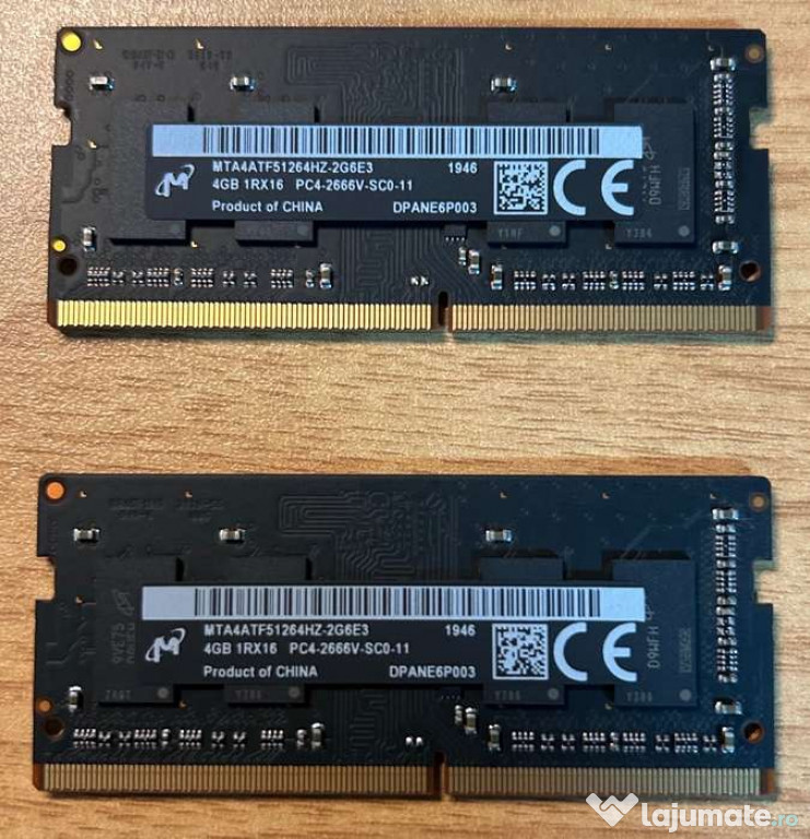 Set 2 module RAM DDR4 4GB 2666MHz SODIMM