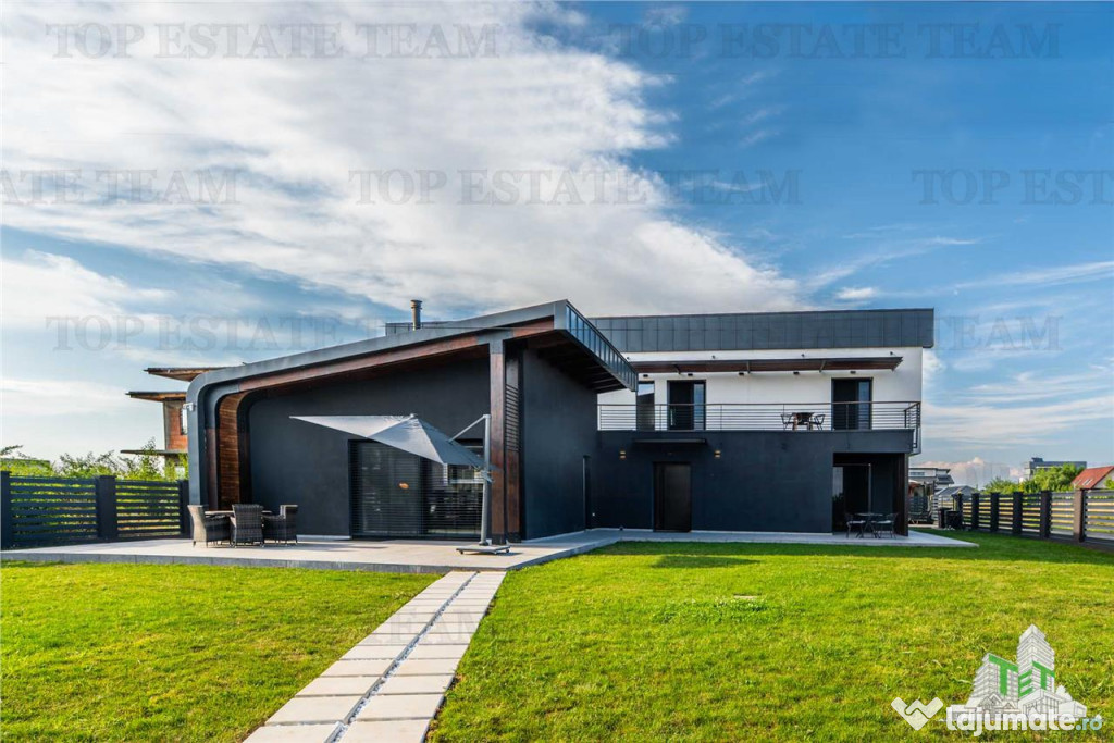 Casa moderna in Corbeanca cu 5 dormitoare si instalatia pent