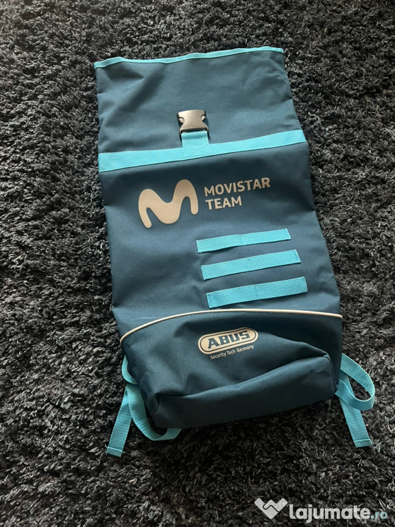 Abus Movistar Team rolltop rucsac ciclism ca nou