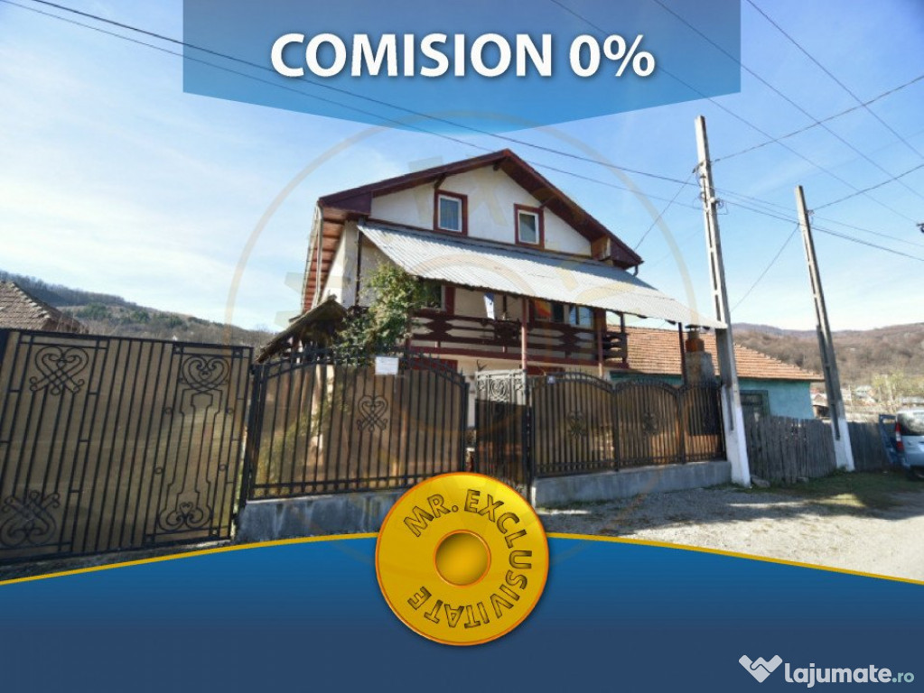 Casa/pensiune 6 camere loc. Salatrucu. Pretabila investitie.