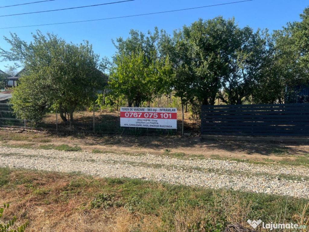 Teren intravilan Slatina / Satul Nou