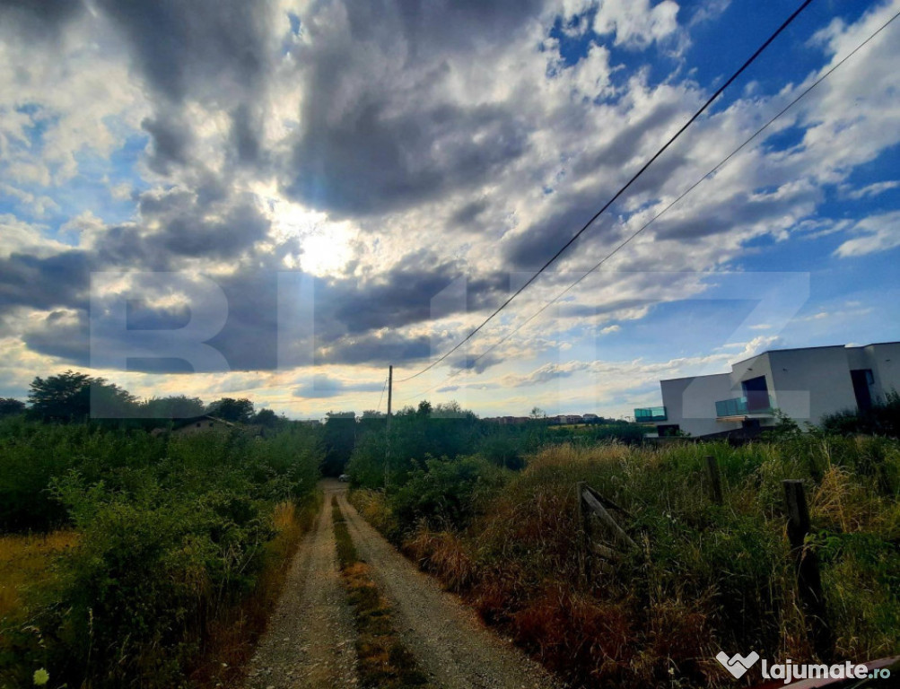 Teren intravilan, 500 mp,PUZ aprobat zona Buna Ziua