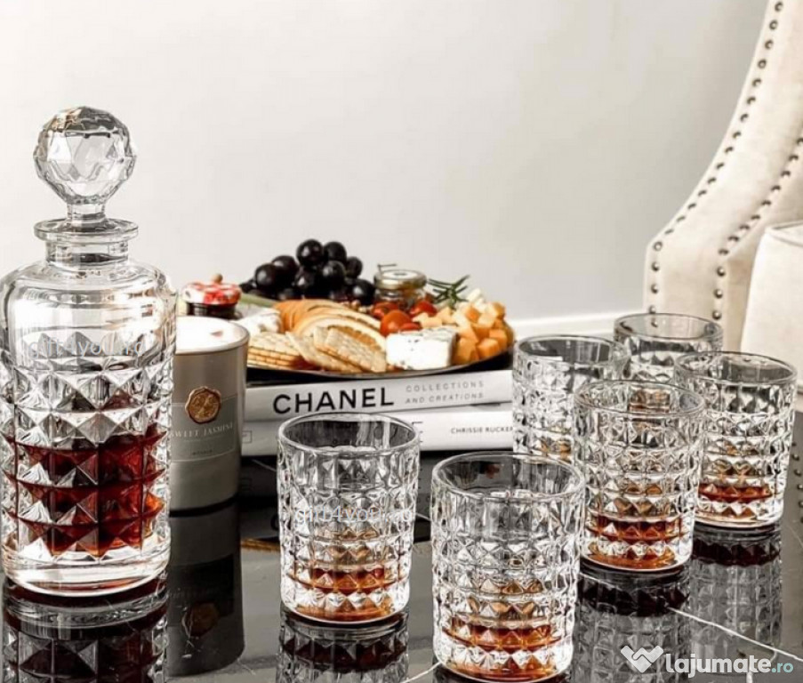 Set Pahare Whisky Cristal