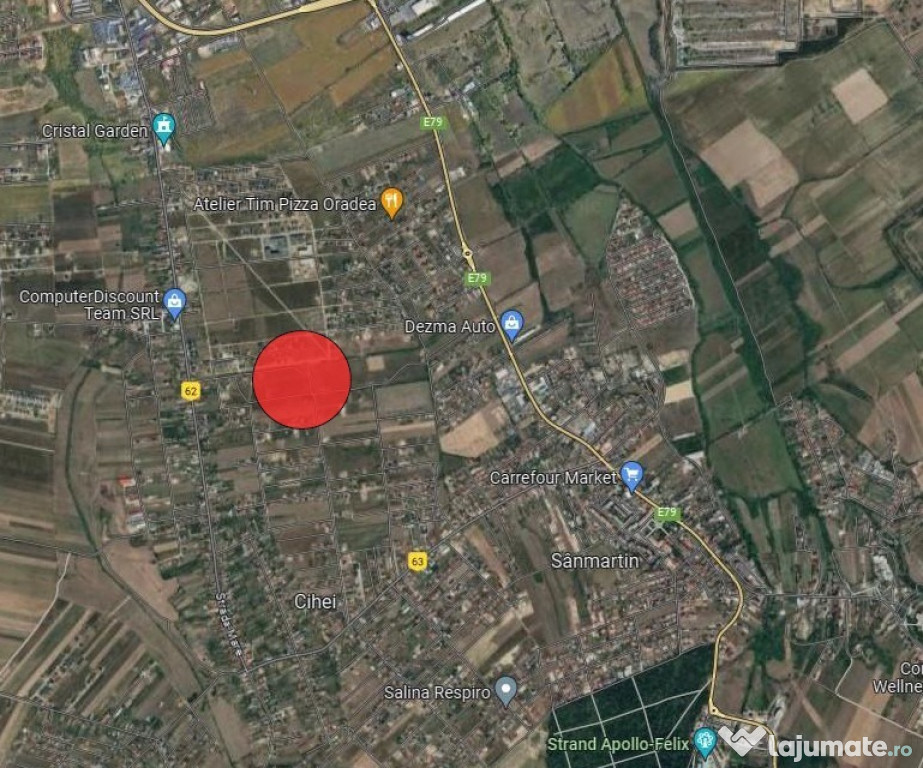 Teren intravilan 800mp Cihei langa cartierul Viena din Oradea