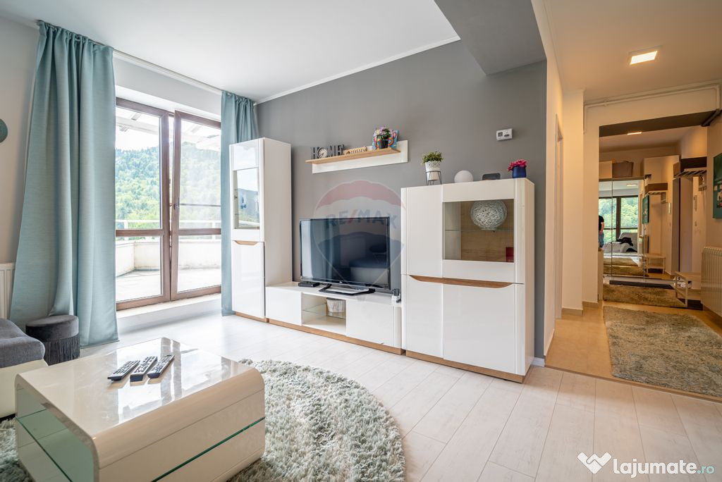 Apartament exclusivist in Sinaia 3 camere | Terasa cu ved...