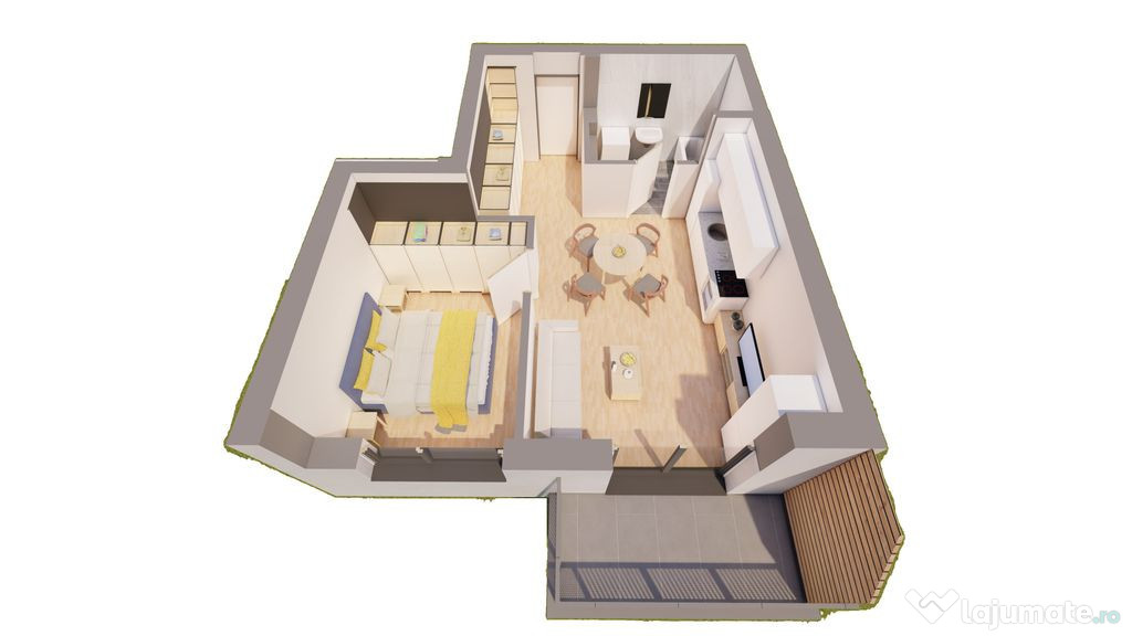 Apartament 2 camere NOUL BLOC R39 COMISION 0 ARED AFI