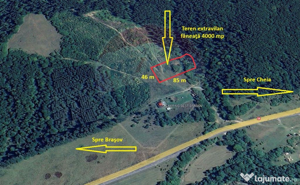 Teren intravilan, 4003 mp, Săcele - Babarunca