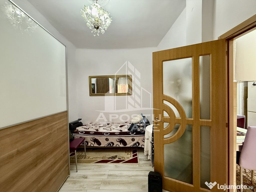 Apartament o camera, curte, terasa 20mp, centrala proprie...
