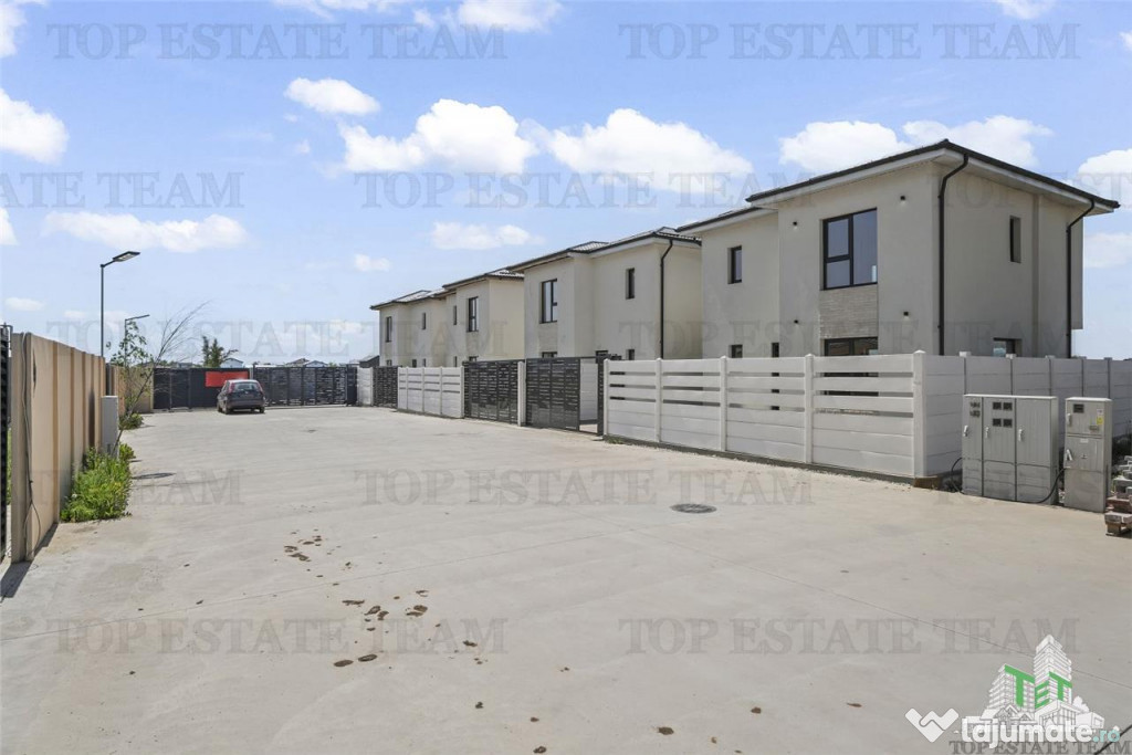 Vila moderna individuala cu 4 camere , 2 bai , Living open s