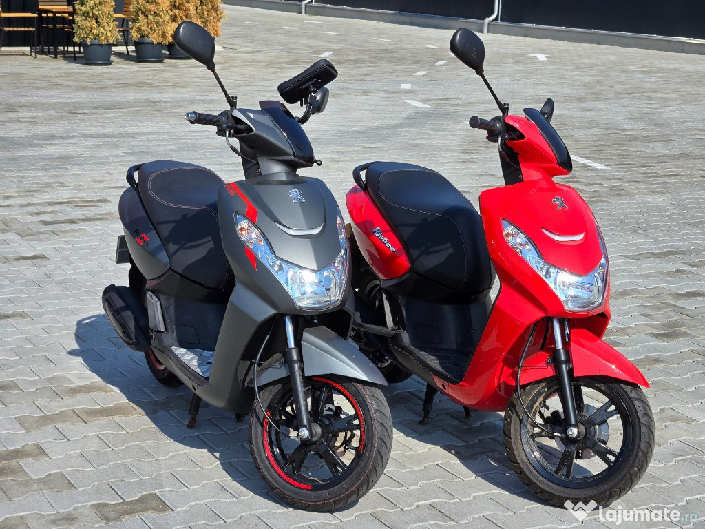 Scutere de inchiriat PEUGEOT Kisbee 50-60km/h de calitate (livrari)