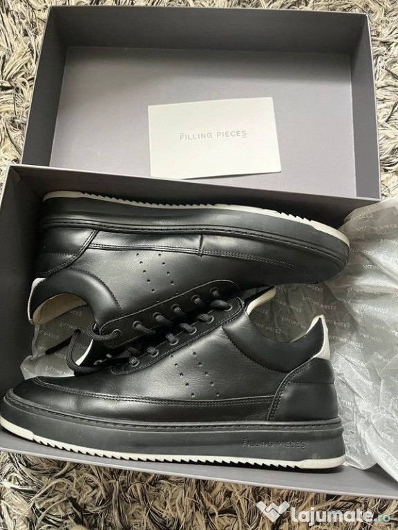 Adidași Filling Pieces – Low Top Bianco Jet Black