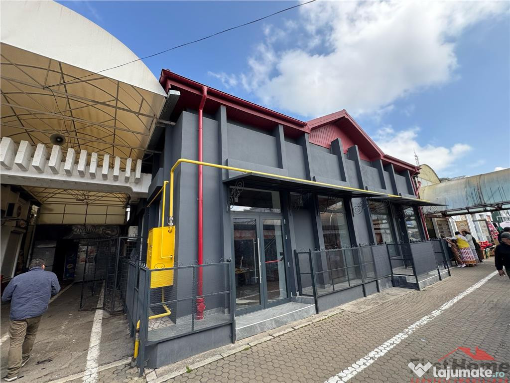 Sp comercial P etaj, 170mp, 2 bai, renovat, in incinta Piata