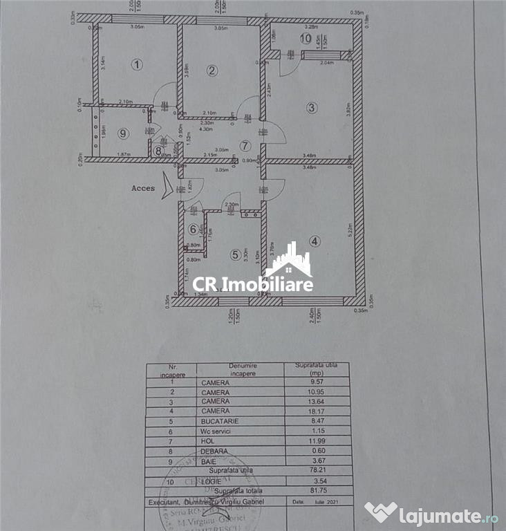 Apartament 4 camere Giurgiului Lidl