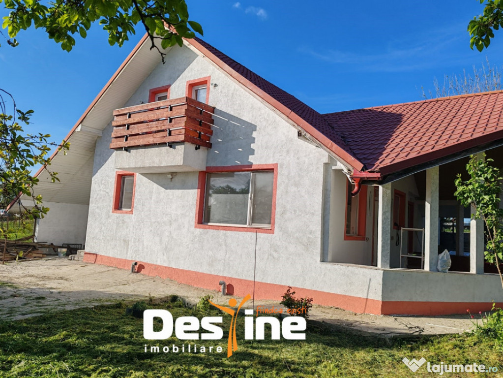 Casa 5 camere P+M + 1200 mp teren cu livada Horlesti (Rediu)
