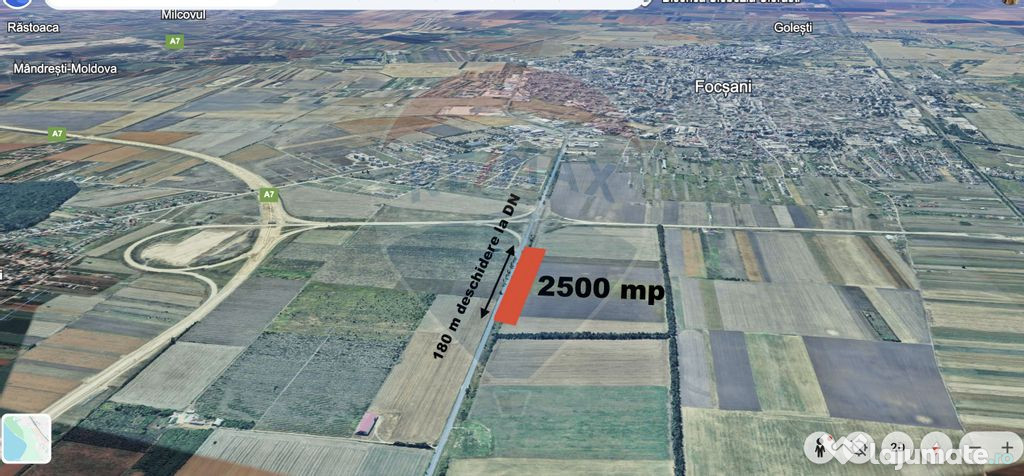 Teren Focsani DN E 85 nod Autostrada