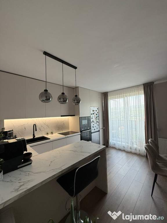Apartament 3 camere Beta Residence, Chinteni - mobilat lux