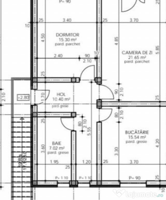 Apartament 2 camere - 70m2 Lunca Cetatuii